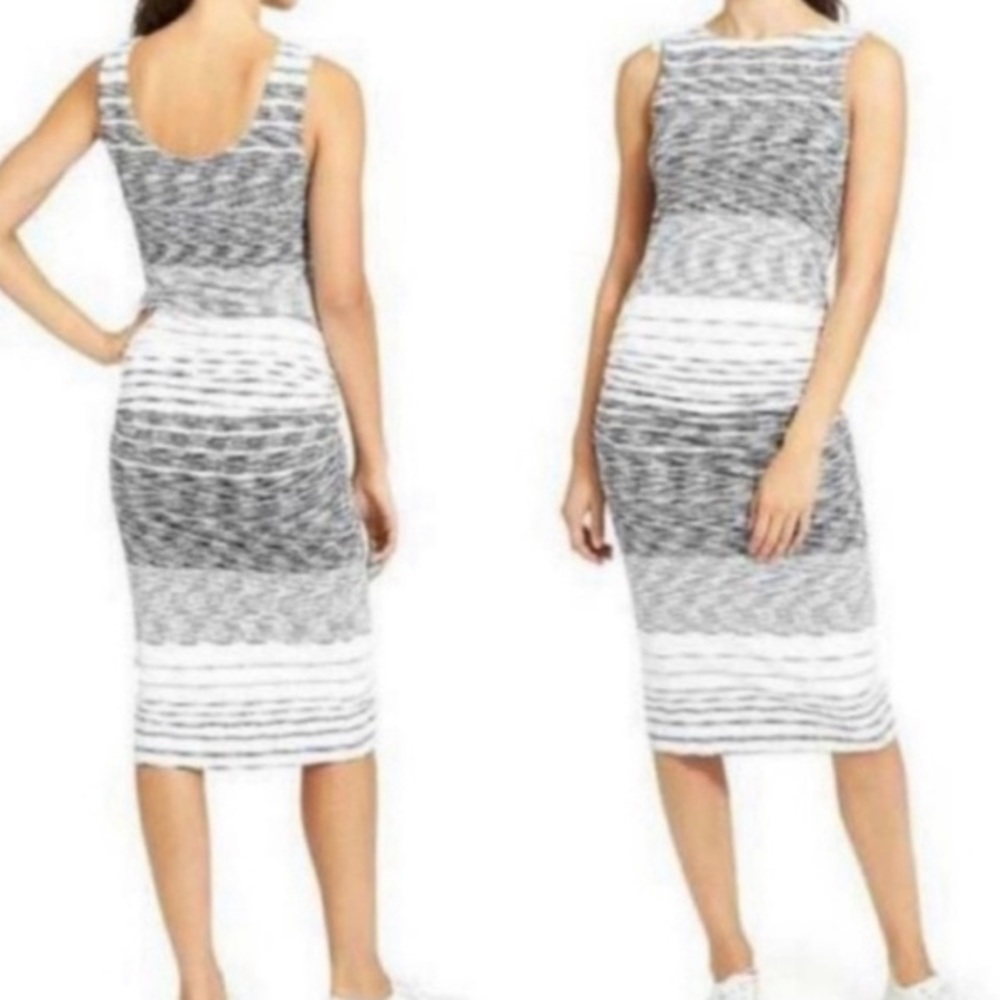 Athleta sun kissed striped midi tank dress size small